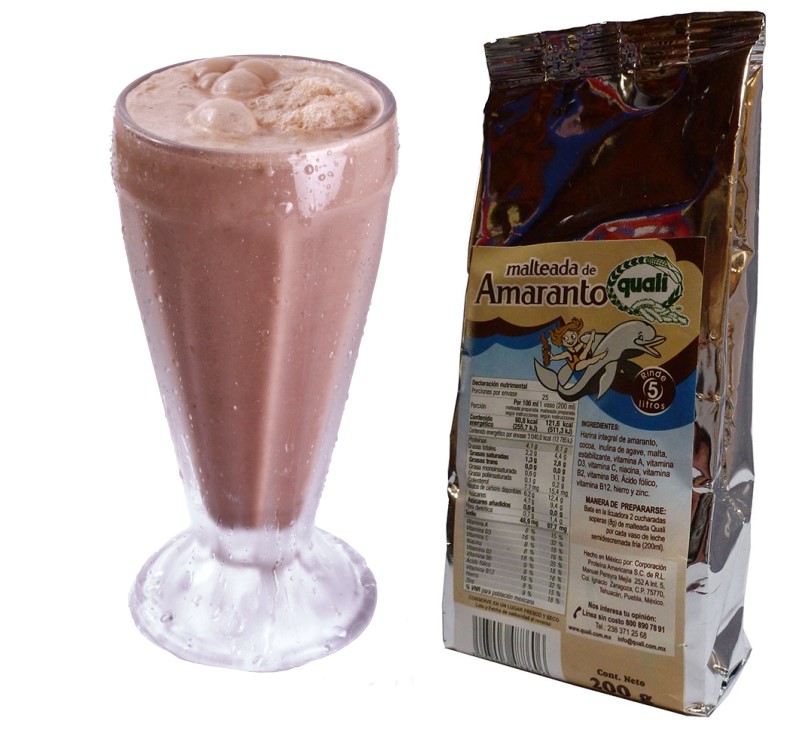 Malteada de Amaranto-Cocoa